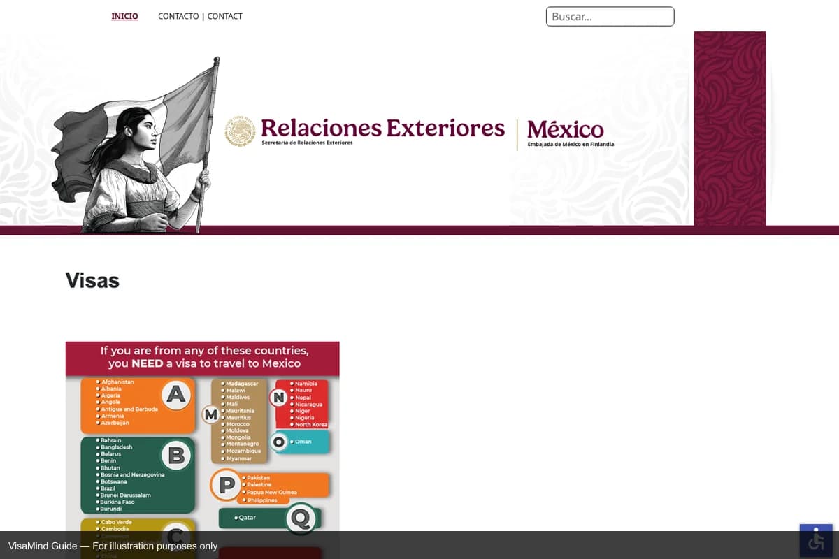 First page of Work Permit form