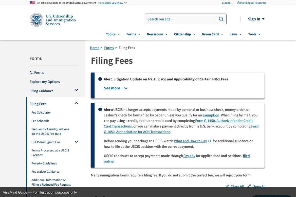 First page of G-1651 form